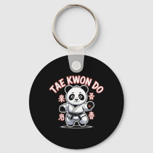 Taekwondo Panda Funny Korean Tkd Key Ring