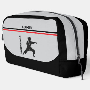 Taekwondo Player, Birthday Gift, Team Karate Dopp Kit