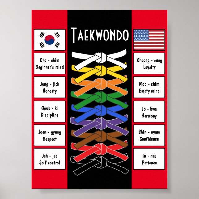 Taekwondo poster (Front)