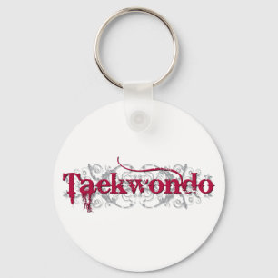 Taekwondo Red Key Ring