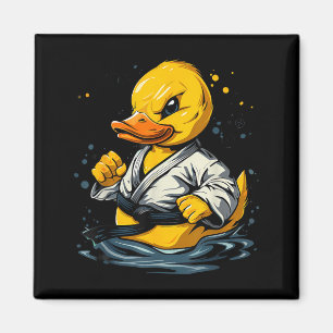 Taekwondo Rubber Duck Kickboxing Animal Jiu-Jitsu Magnet