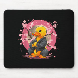 Taekwondo Rubber Duck Kickboxing Animal Jiu-Jitsu Mouse Pad