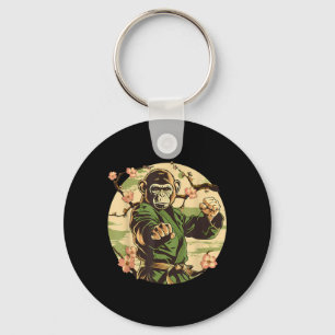 Taekwondo Sakura Tree Martial Arts Kickboxing Mma Key Ring