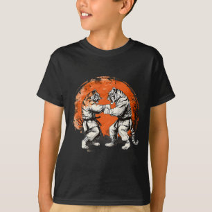 Taekwondo Tiger Kickboxing Jiu-jitsu Kung Fu Marti T-Shirt