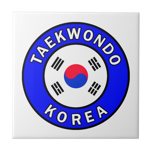 Taekwondo Tile (Front)