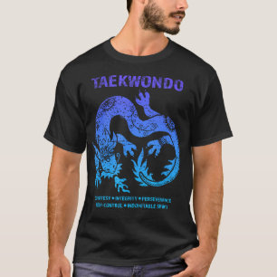 Taekwondo Tkd Tae Kwon Do Dragon Martial  T-Shirt