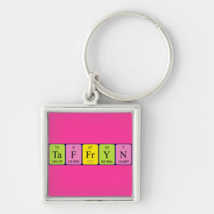 Taffryn periodic table name keyring