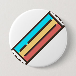 taffy 7.5 cm round badge