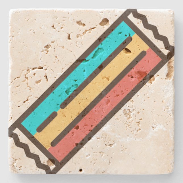 taffy stone coaster (Front)