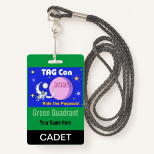 TAG Con 2025 - Green Quadrant - Cadet Badge ID Badge