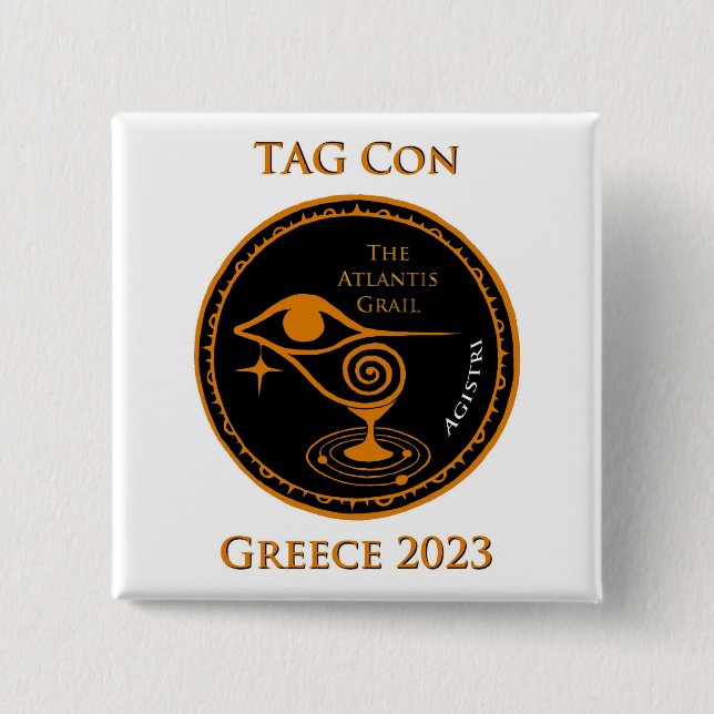 TAG Con Greece 2023 - Square Button (Front)