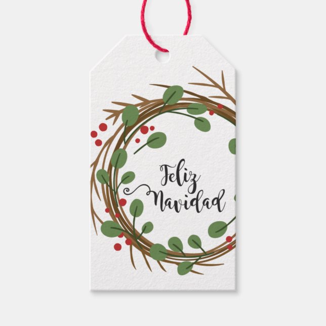 Tag Corona Merry Christmas Card (Front)