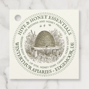 Tag for Honey Gift Baskets and Tote Bags Hive