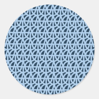 tag_logo_pattern_5 - Customised Classic Round Sticker