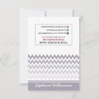 TAG Stylist Ombre Chevron Notecards (grey)