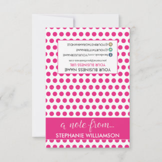 TAG Stylist Personalised Notecards (fuchsia)