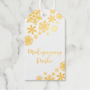 Tagalog Maligayang Pasko, Merry Christmas Gift Tags