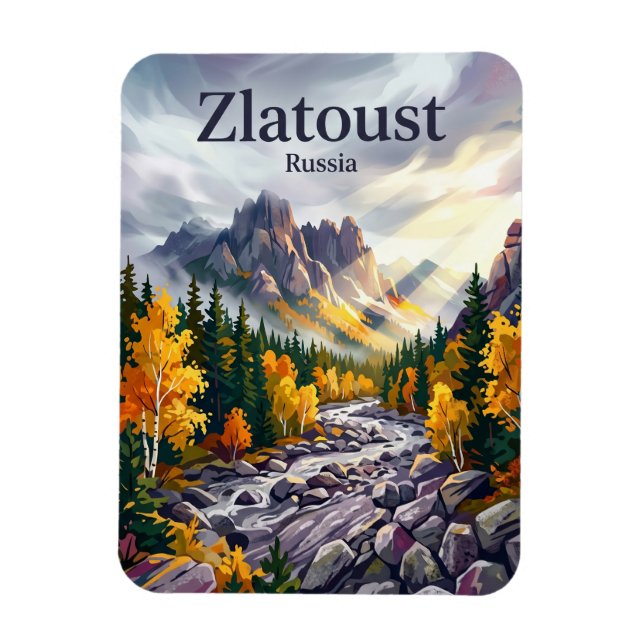 Taganay National Park Russia Magnet (Vertical)