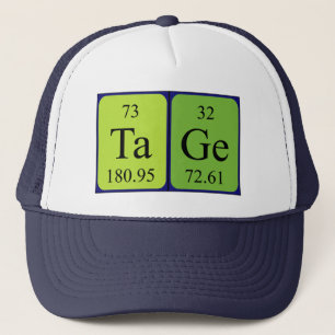 Tage periodic table name hat