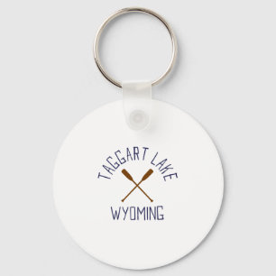 Taggart Lake Wyoming Outdoors Vintage 1 Key Ring