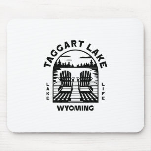 Taggart Lake Wyoming Outdoors Vintage 2 Mouse Pad