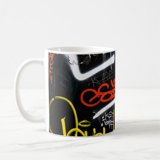 tagged coffee mug (Left)