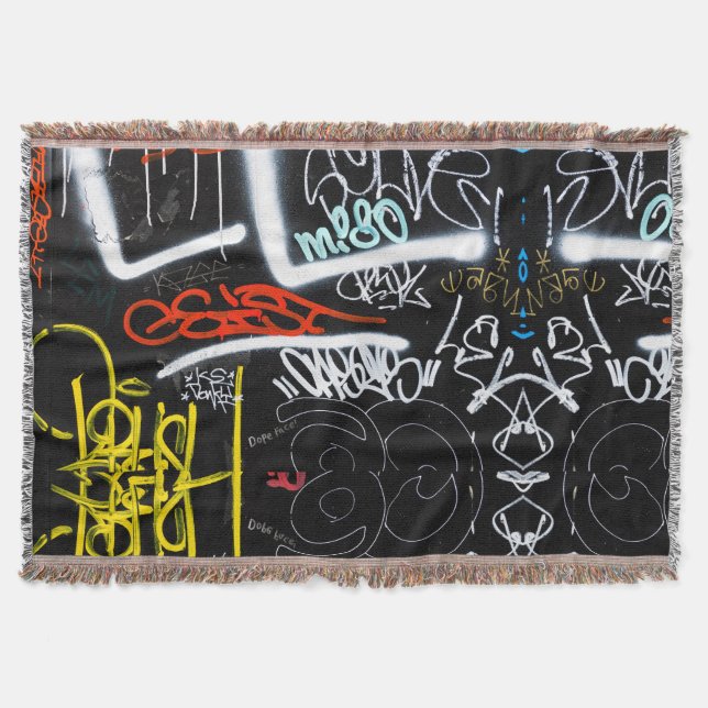 tagged throw blanket (Front)