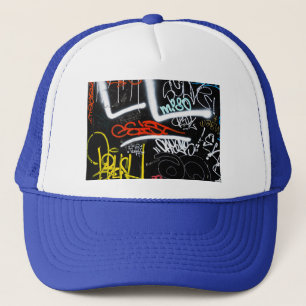 tagged trucker hat