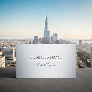 Tagline Gradient Business Card