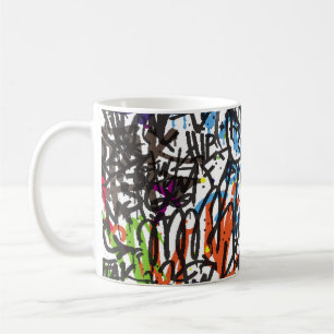 tags seamless pattern. Graffiti background.art,pat Coffee Mug