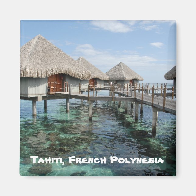 Tahiti, French Polynesia Magnet (Front)
