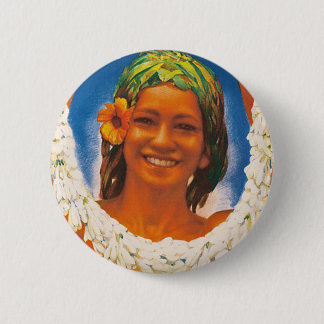 Tahiti ~ La Perle du Pacifique 6 Cm Round Badge