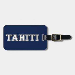 Tahiti Luggage Tag