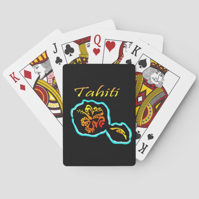 TAHITI PLAYING CARDS (Back)