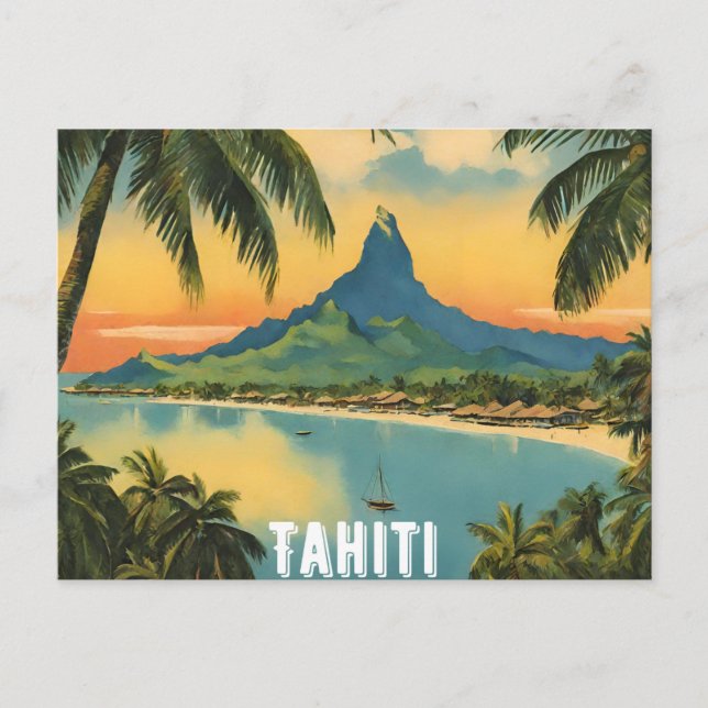 Tahiti Postcard (Front)
