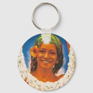 Tahiti ~ The Pearl of the Pacific Key Ring