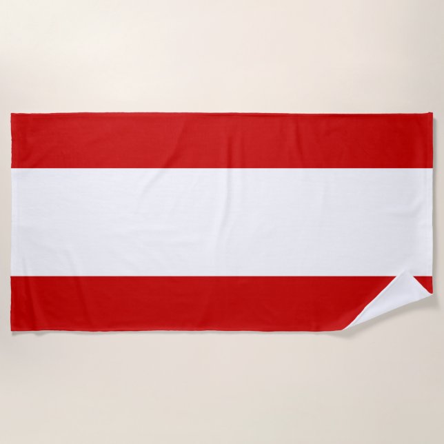 Tahitian Flag Beach Towel (Front)