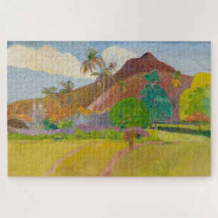 Tahitian Landscape (by Paul Gaugin) Jigsaw Puzzle