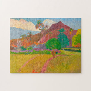 Tahitian Landscape Paul Gauguin Post-Impressionist Jigsaw Puzzle