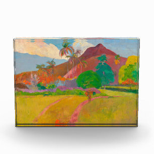 Tahitian Landscape Paul Gauguin Post-Impressionist Photo Block
