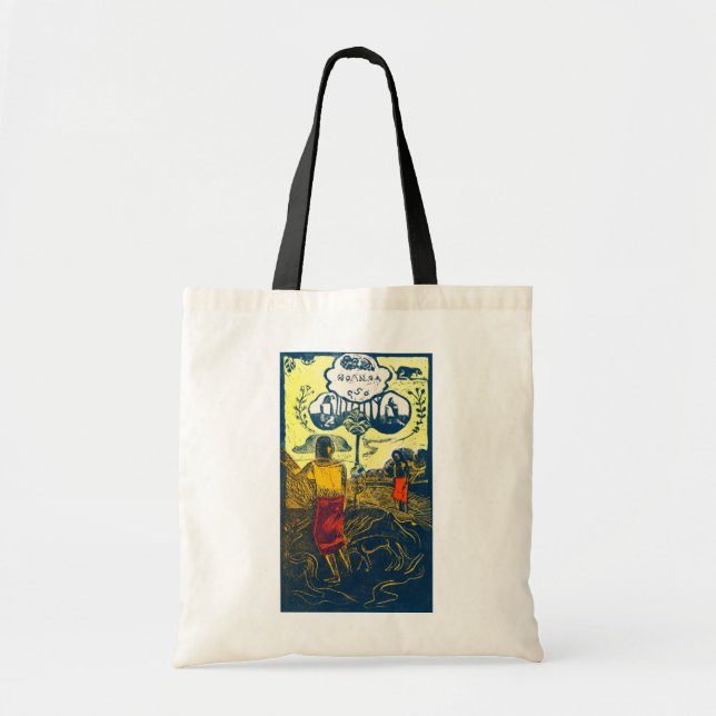 Tahitian Women and Dog, Gauguin Tote Bag (Front)