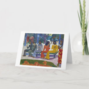 Tahitian Women, Gauguin Card