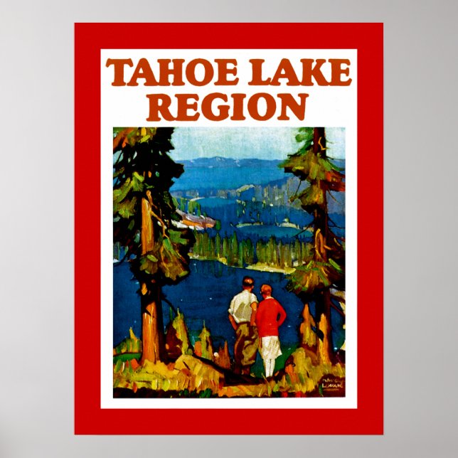 Tahoe Lake Region Poster (Front)