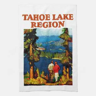 Tahoe Lake Region Tea Towel