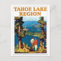Tahoe Lake Region Travel Poster