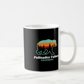 Tahoe Palisades Skiing Snowboarding California Bea Coffee Mug