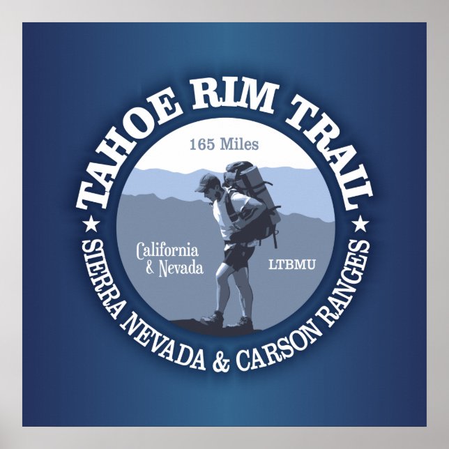 Tahoe Rim Trail Poster (Front)