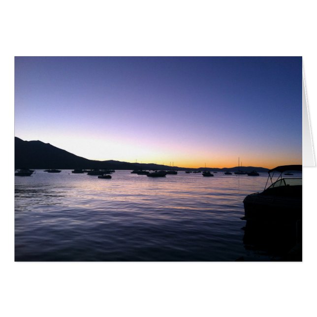 Tahoe sunset (Front Horizontal)