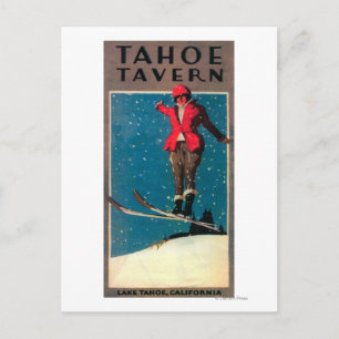 Tahoe Tavern Promo Poster Postcard