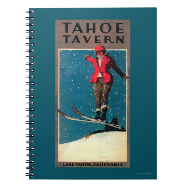 Tahoe Tavern Promo Poster Spiral Notebook (Front)